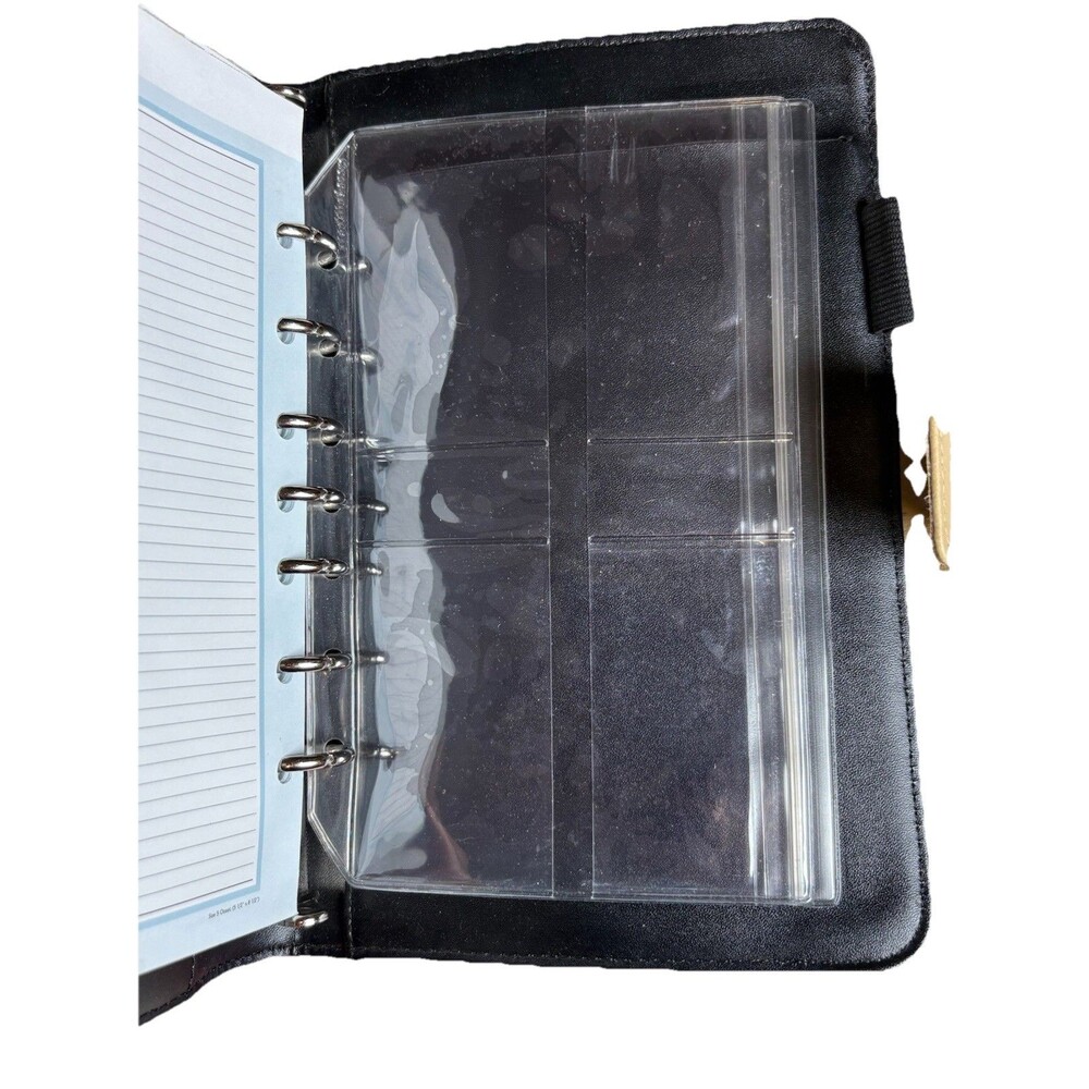 Franklin Covey 365 Beige Planner Organizer 7 Ring Binder Faux Leather Work - Picture 8 of 16